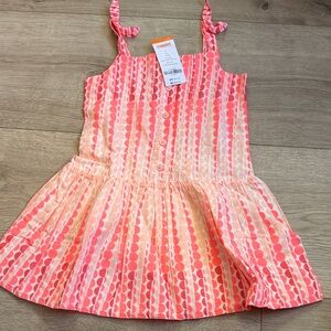 Gymboree Pink and Cream Patterned Dress